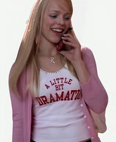 Regina George Mean Girls 2024 Pink Cardigan
